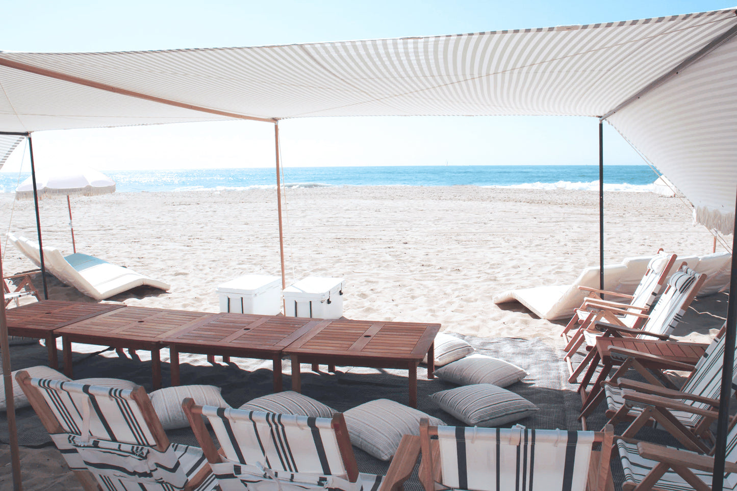 cabana rental for beach events and backyard events