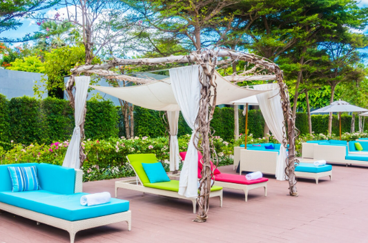 Private Cabanas For A Beach Birthday Party In LA