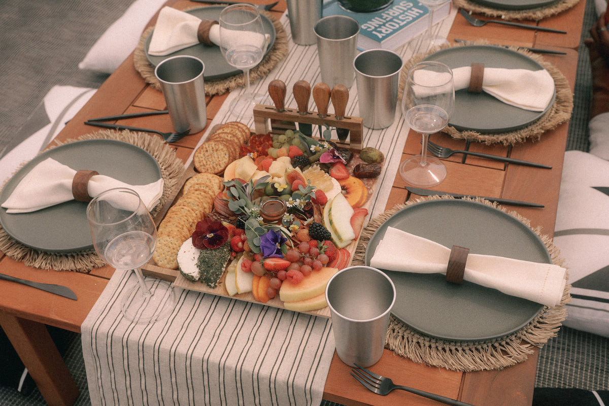 Morning-after beach cabana lounge for wedding guests